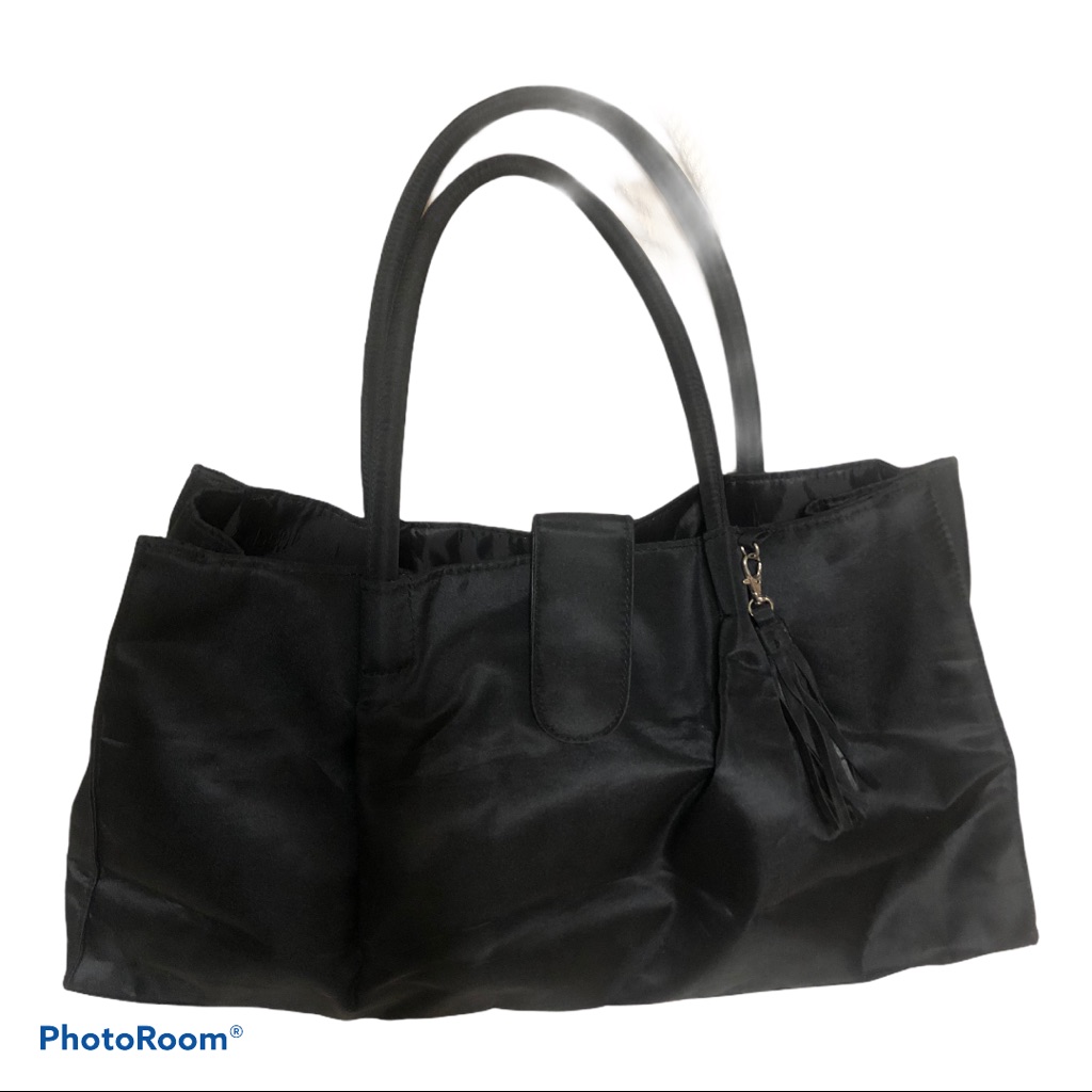 Queen Latifah Black Handbag